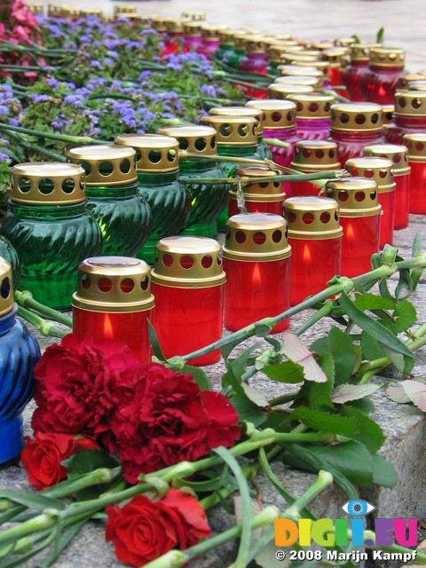 28233 Candles at famine memorial at St. Michael's Golden-Domed Monastery in Kiev